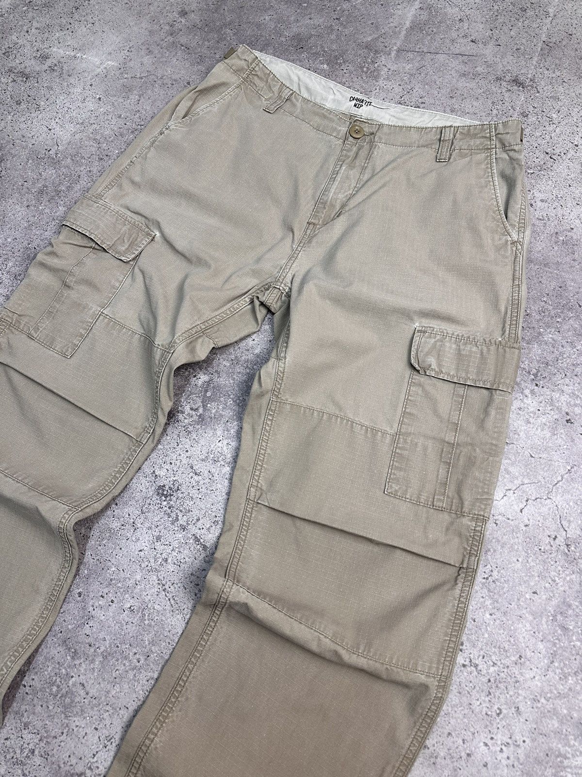 Carhartt Vintage Cargo Baggy Carhartt Wip Y2K double Knee SK8 USA Size US 32 / EU 48 - 5 Thumbnail