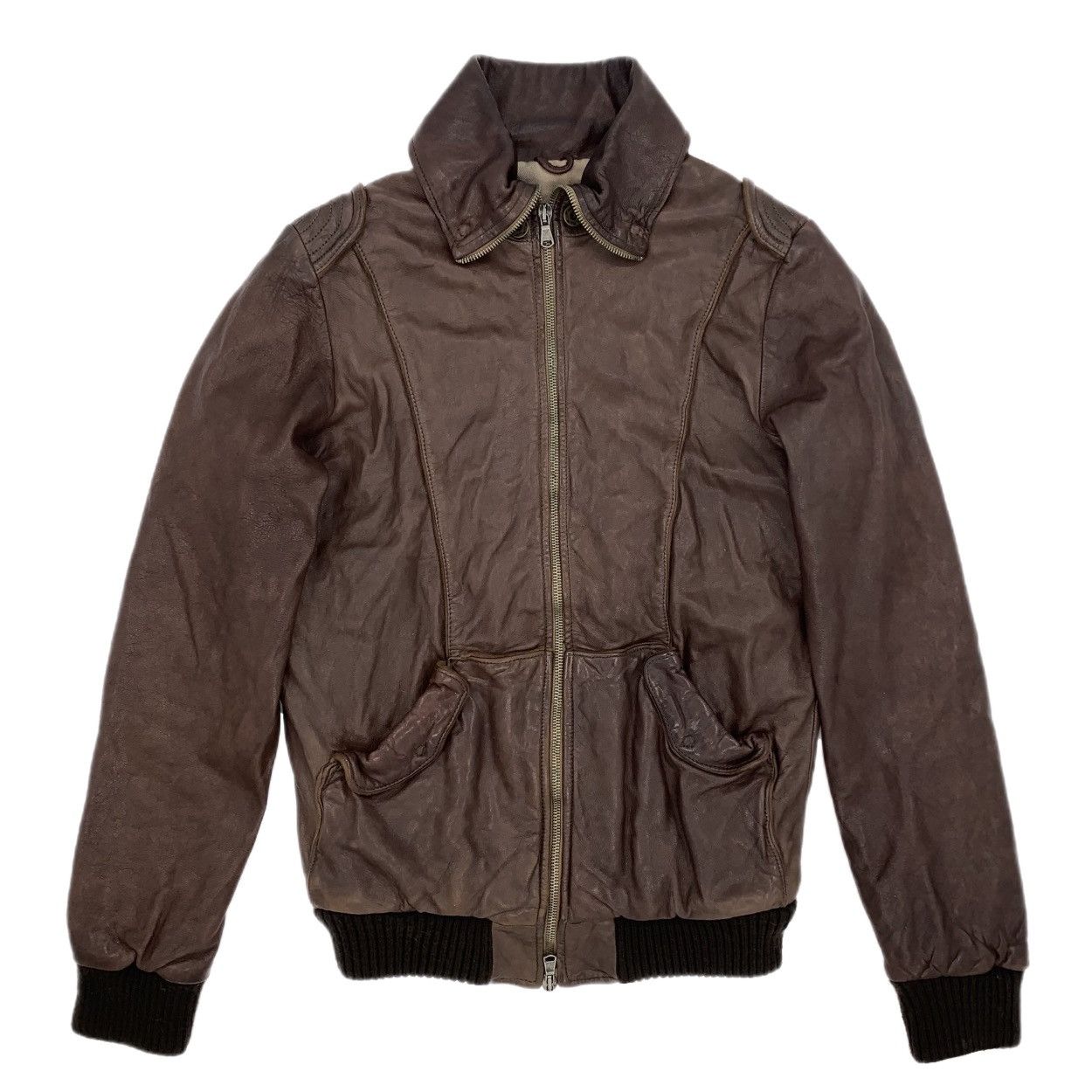 Giorgio Brato Giorgio Brato Leather Jacket Size US S / EU 44-46 / 1 - 1 Thumbnail