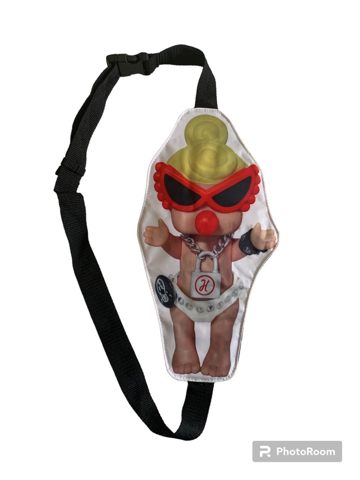 image of Hysteric Glamour Hysteric Mini Full Print Waterproof Crossbody Bag, Men's