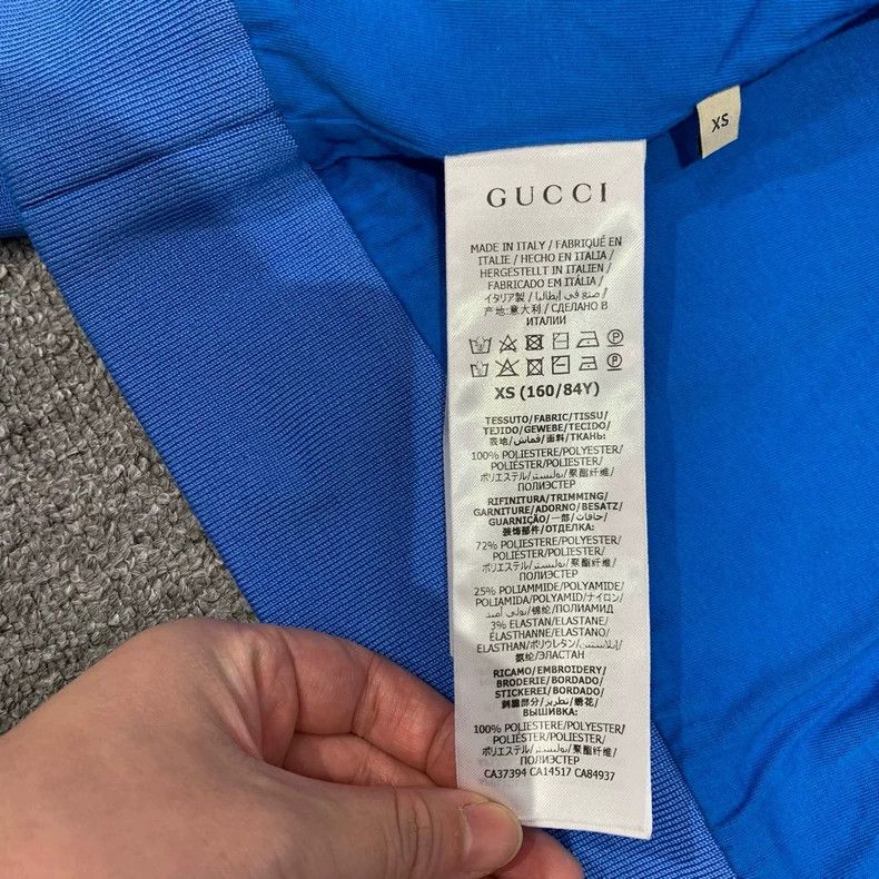 Gucci Gucci Blue back tiger head embroidered logo short jacket 25 Size US XS / EU 42 / 0 - 5 Thumbnail