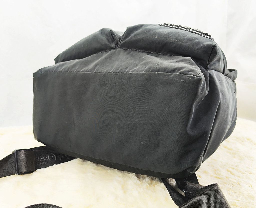 Off-White OFF WHITE distressed illusion logo black backpack Size ONE SIZE - 14 Thumbnail
