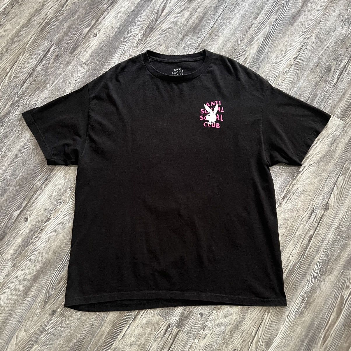 Anti Social Social Club × Playboy Anti Social Social Club Playboy Bunny Graphic Black Shirt XL Size US XL / EU 56 / 4 - 2 Thumbnail