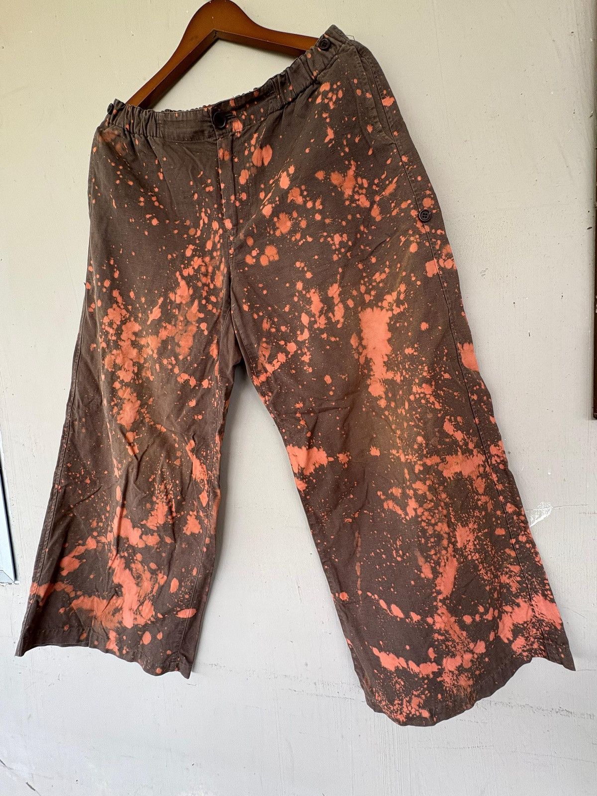 Issey Miyake Issey Miyake Plantation Wide Pant Biggi Acid Washed Custom Size US 31 - 3 Thumbnail