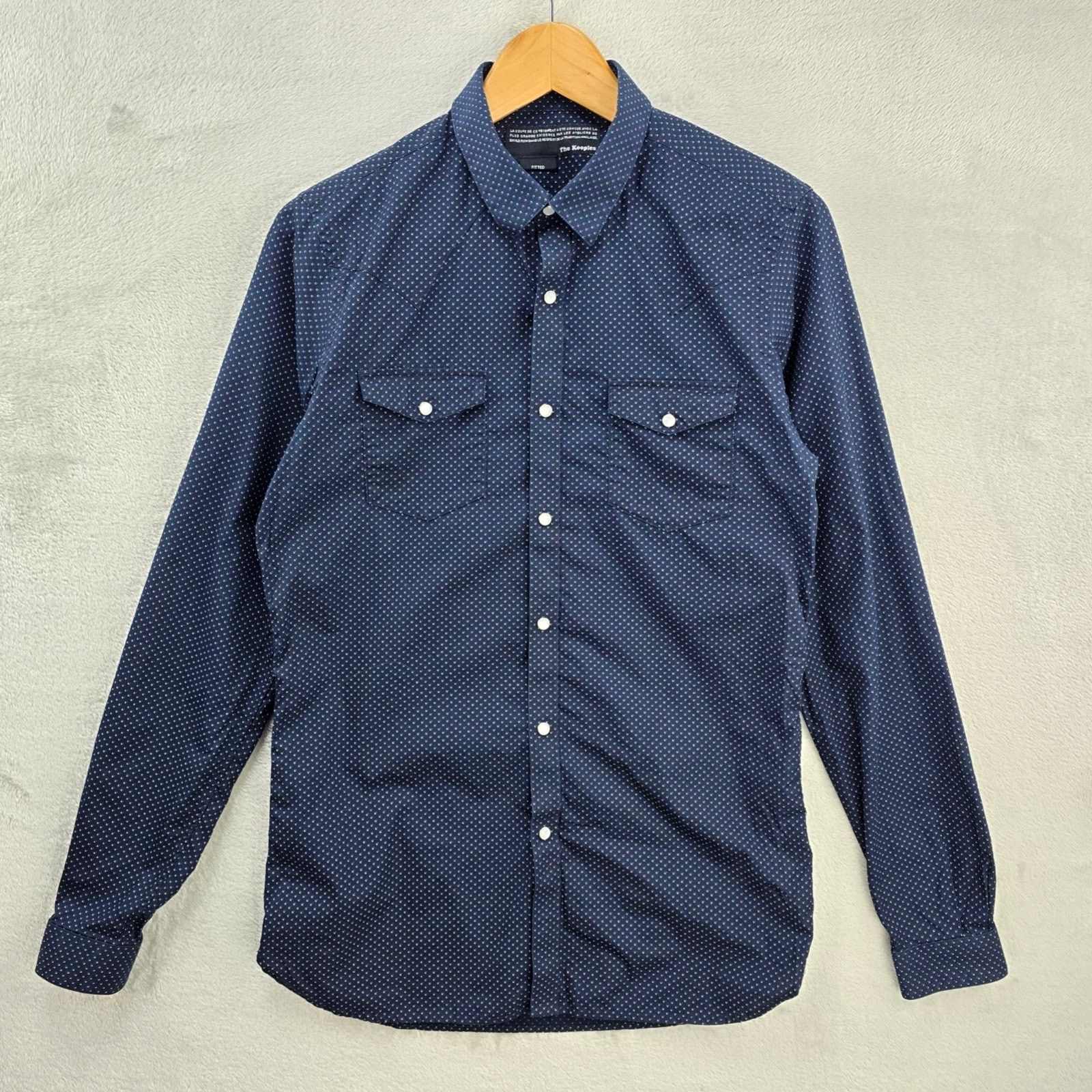The Kooples The Kooples Shirt Mens Small Fitted Western Pearl Snap Size US S / EU 44-46 / 1 - 1 Thumbnail