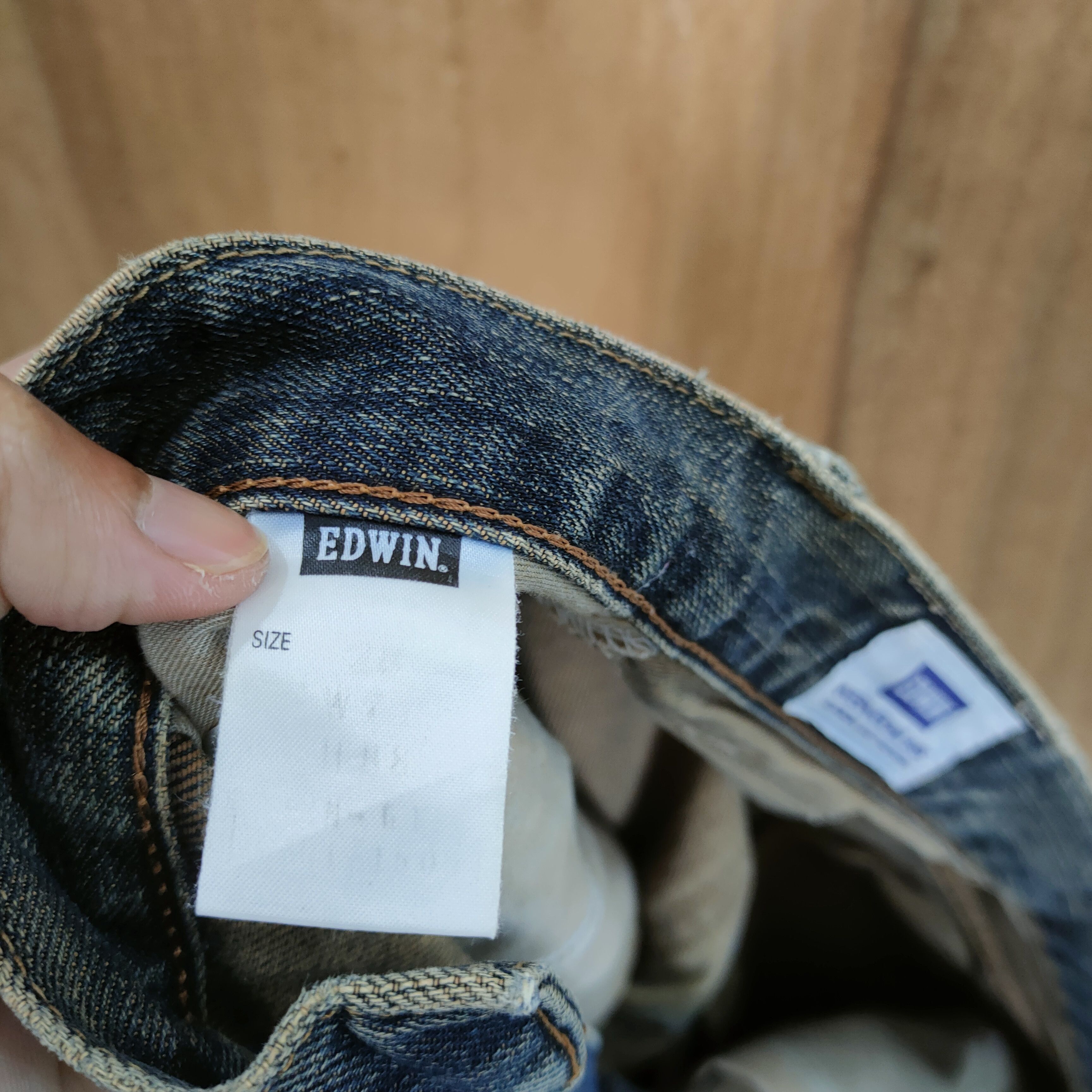 Edwin VINTAGE JAPAN EDWIN DISTRESSED JEANS PANTS Size US 28 / EU 44 - 12 Thumbnail