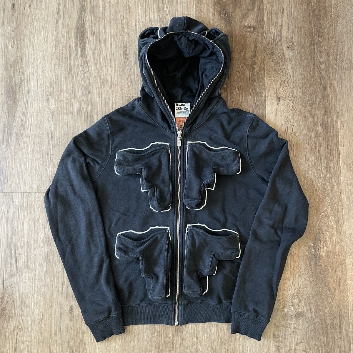 Japanese Brand Romancatcher Glock Pocket Fullzip Hoodie Size US L / EU 52-54 / 3 - 2 Thumbnail