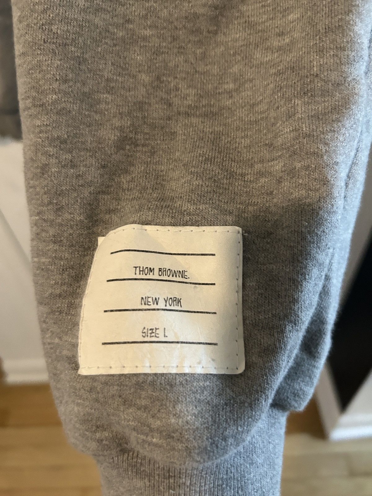 Thom Browne Thom Browne Grey Loopback 4 Bar Sweatpants $790 Gray Size US 28 / EU 44 - 7 Thumbnail