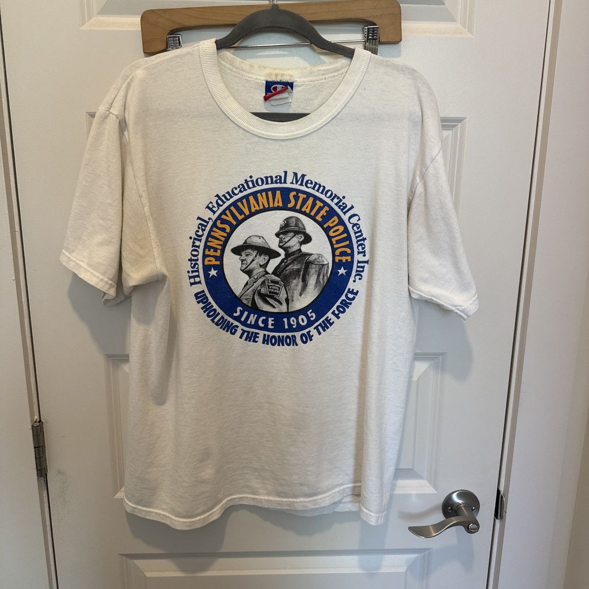 Vintage Vintage 90s Pennsylvania Police Tee Size US L / EU 52-54 / 3 - 1 Thumbnail