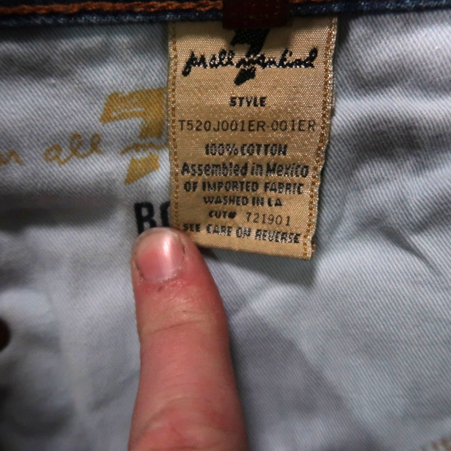7 For All Mankind 7 For All Mankind Bootcut Jeans Men's 36x30 Blue Denim 7FAM Size US 36 / EU 52 - 5 Thumbnail