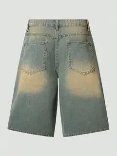 Japanese Brand Chiaki x Rumi Washed Vintage Y2k Shorts Jorts Denim Size US 34 / EU 50 - 3 Thumbnail