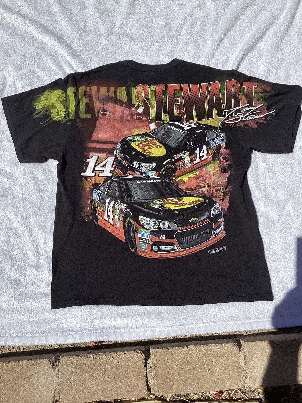 NASCAR 2016 NASCAR Tony Stewart Bass pro shop all over print tshirt Size US XL / EU 56 / 4 - 2 Thumbnail