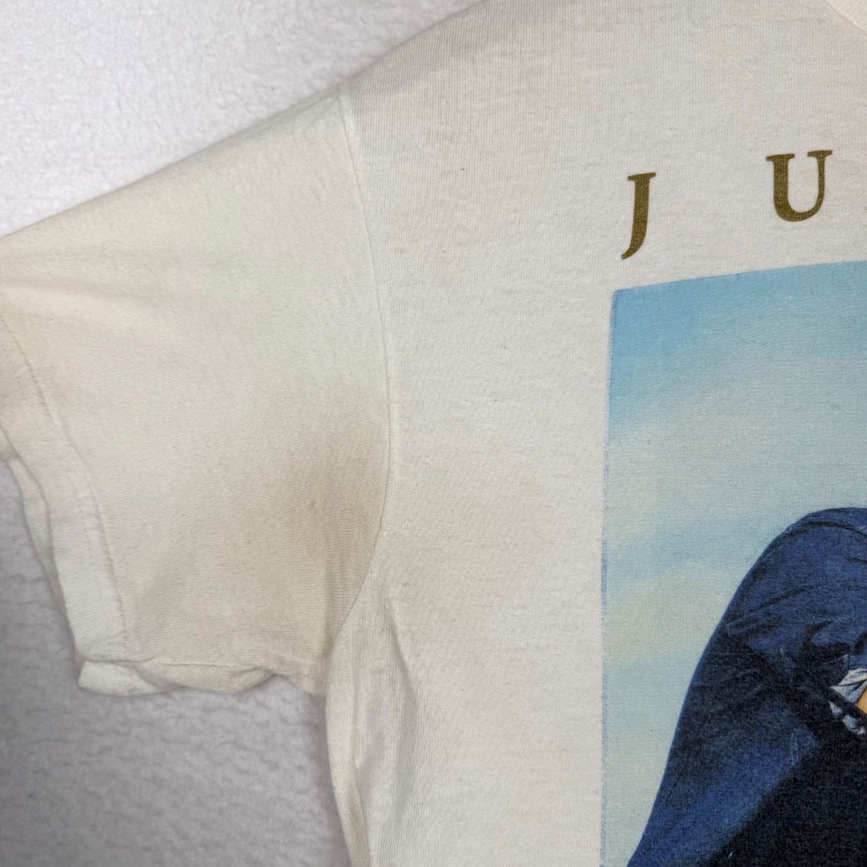 Vintage Justin Bieber Believe Tour 2012/2013 Concert White Graphic T Shirt Band Shirt Mens M White Band Music Short Sleeve Crew Neck Regular Fit Size US M / EU 48-50 / 2 - 7 Thumbnail