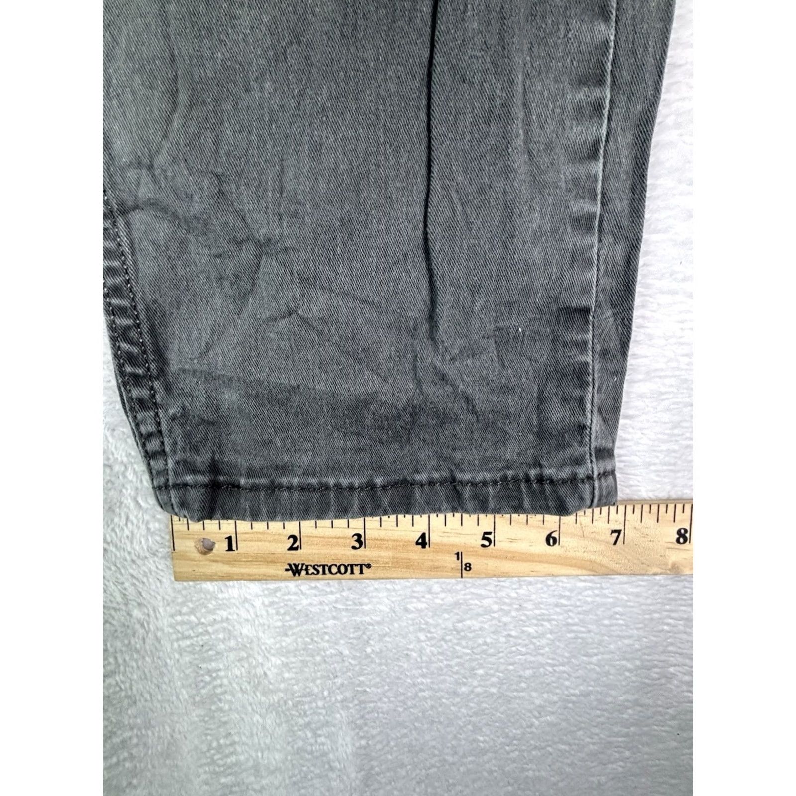 Levi's VINTAGE Levis 502 Jeans Mens Gray 32x32 Regular Straight Levi's 5-Pocket Denim Cotton Elastane Zip Closure Mens Jeans Regular Fit 32 in Inseam Size US 32 / EU 48 - 5 Thumbnail