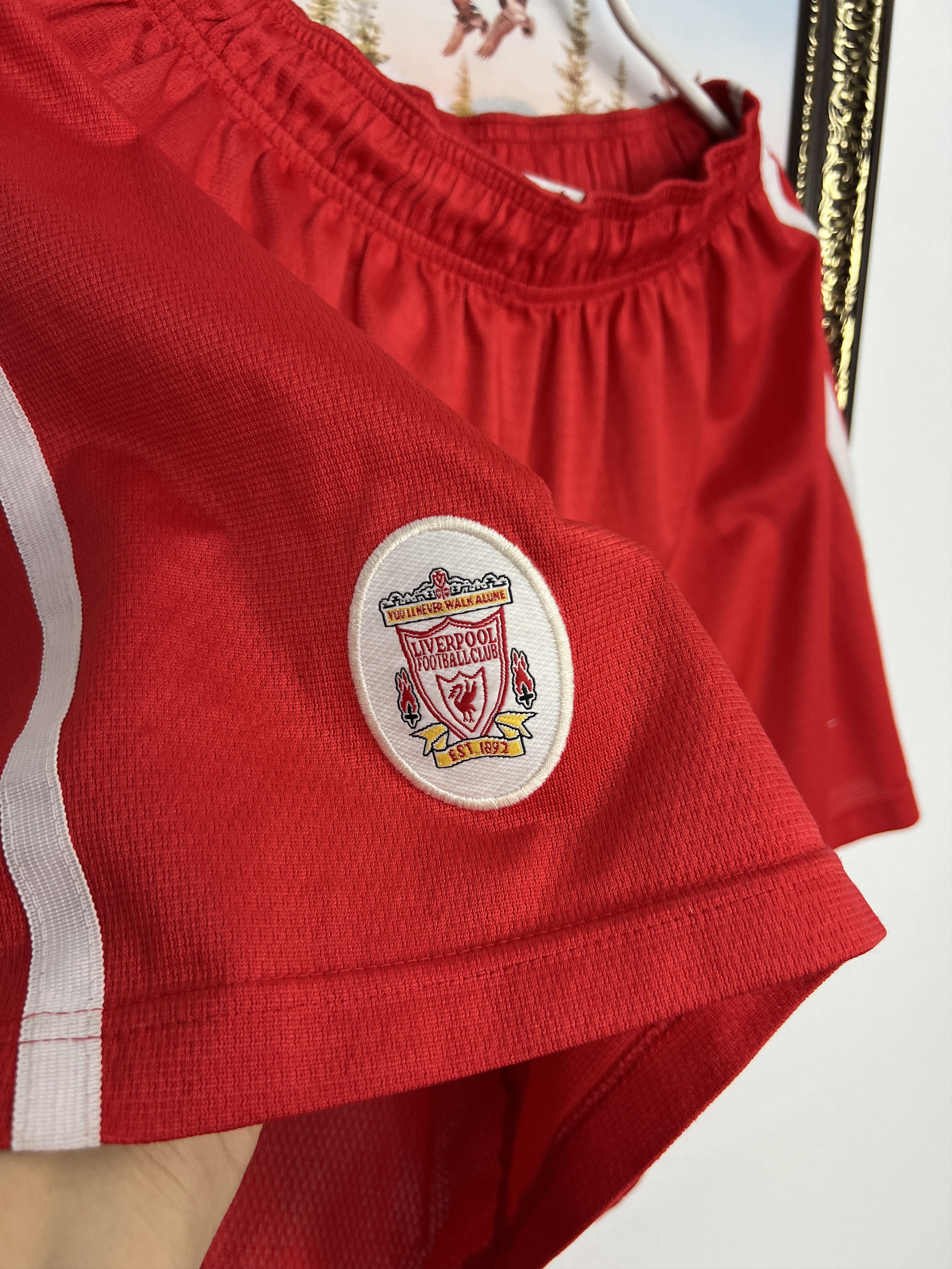Reebok Vintage 90's Liverpool Football Shorts Soccer Rare Hype Size US 34 / EU 50 - 4 Thumbnail