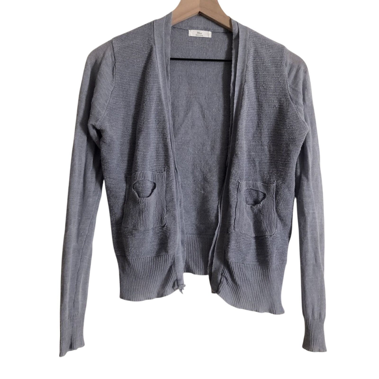 Other Mirui Korean KFashion Purple Ribbed Knit Cardigan Sweater Size XS / US 0-2 / IT 36-38 - 1 Thumbnail