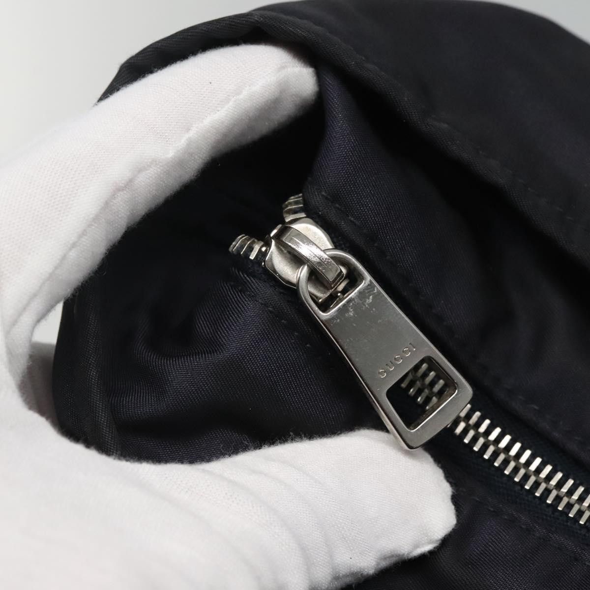 Gucci GUCCI Diamante Tote Bag Nylon Navy Silver Size ONE SIZE - 15 Thumbnail