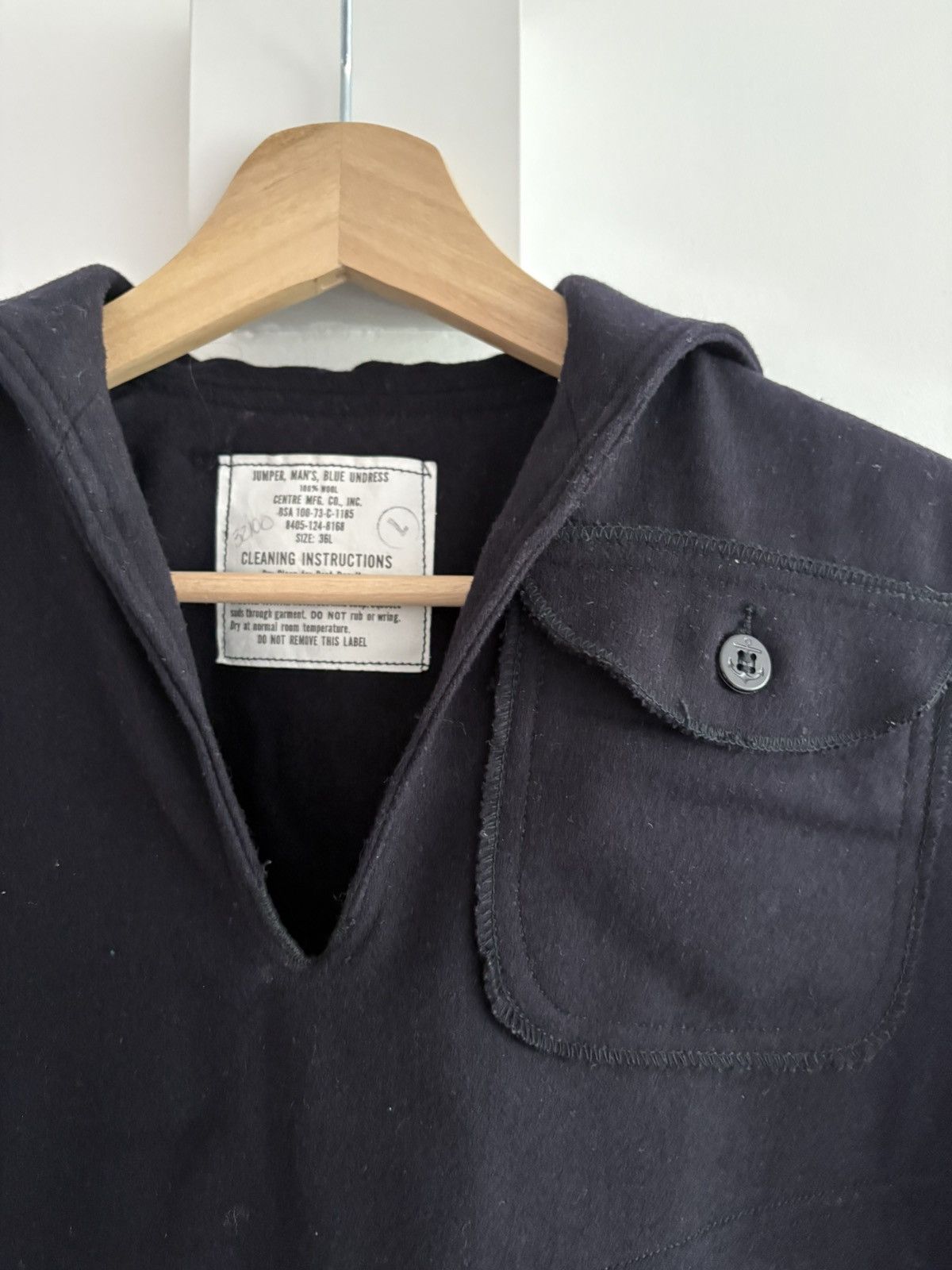 Other Vintage US Navy Wool Shirt Size US S / EU 44-46 / 1 - 2 Thumbnail
