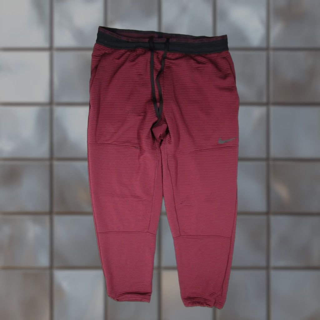 Nike Nike Joggers Mens XL Red Pro Dri-Fit Training Joggers with Drawstring Pants - Nike Dri-FIT Pro Red XL Mens Lightweight Athletic Wear Size US 36 / EU 52 - 1 Thumbnail