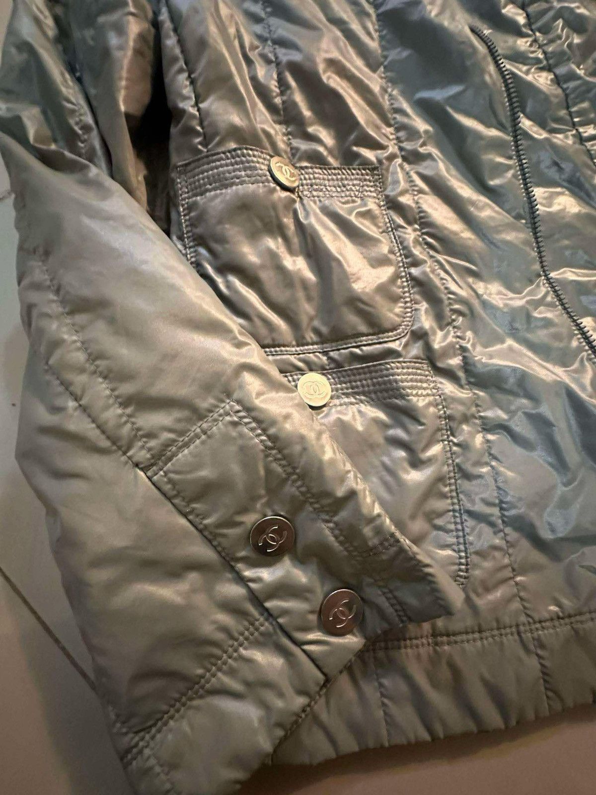Chanel × Designer Chanel Nylon Down Jacket Size XS / US 0-2 / IT 36-38 - 6 Thumbnail