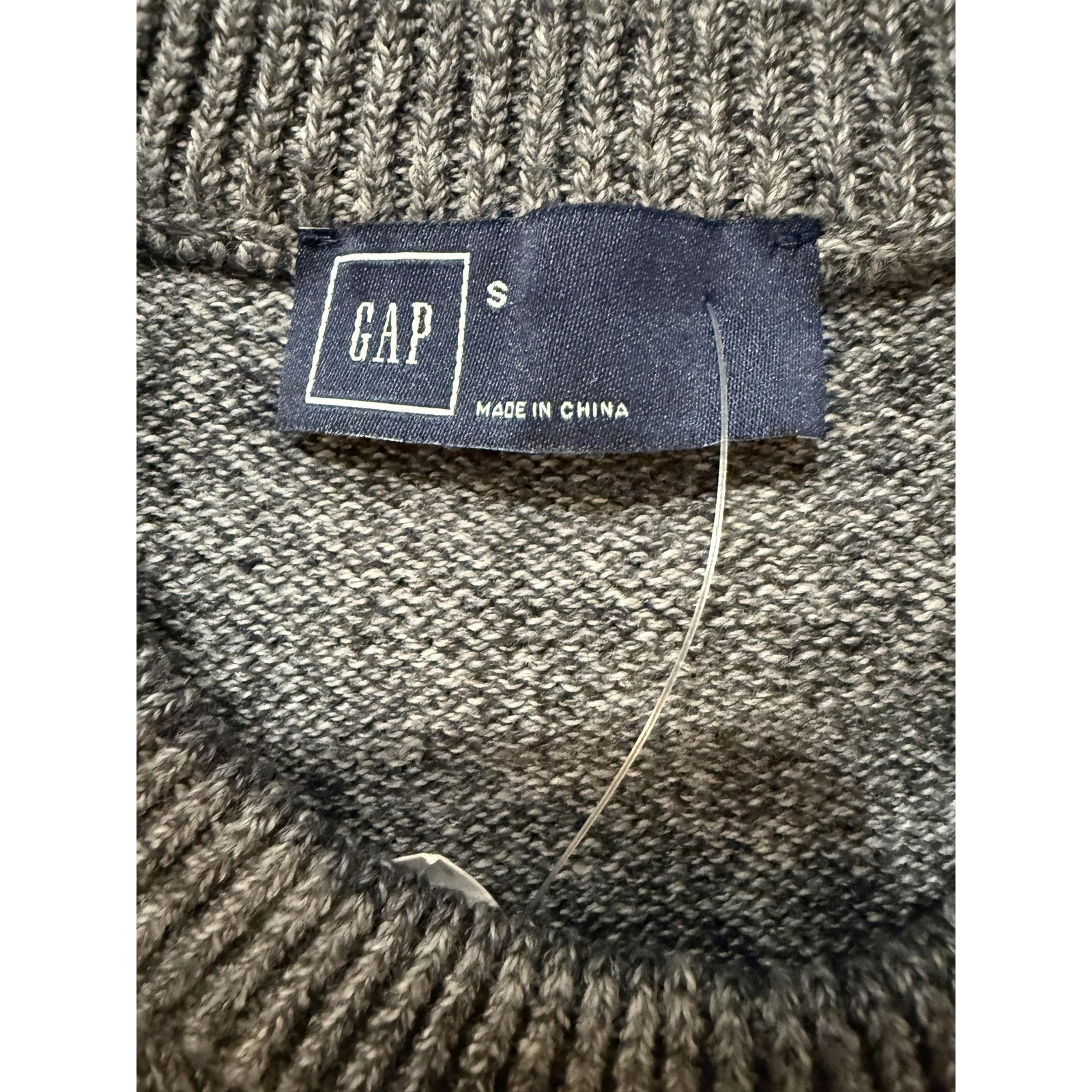 Gap GAP Sweater Mens SM Gray Blue Fair Isle Stripe Crewneck NWT Size US S / EU 44-46 / 1 - 3 Thumbnail