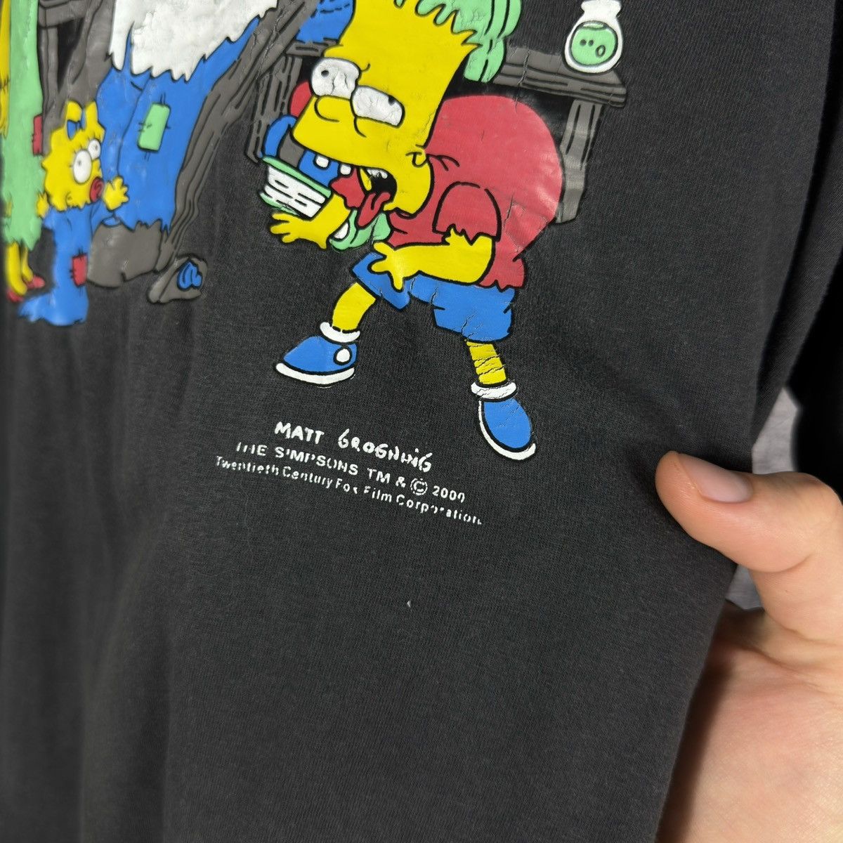 The Simpsons vintage the simpsons 2000 frankenshtein t shirt tee Size US XL / EU 56 / 4 - 5 Thumbnail