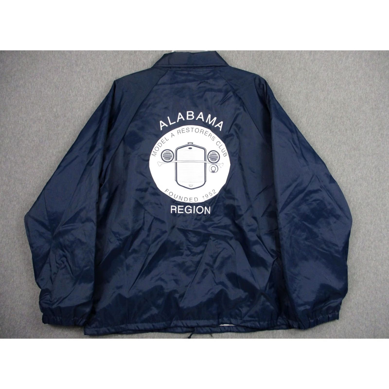 Vintage VINTAGE Hartwell Jacket Mens XL Blue Satin Alabama Model A Club USA Nylon Size US XL / EU 56 / 4 - 7 Thumbnail
