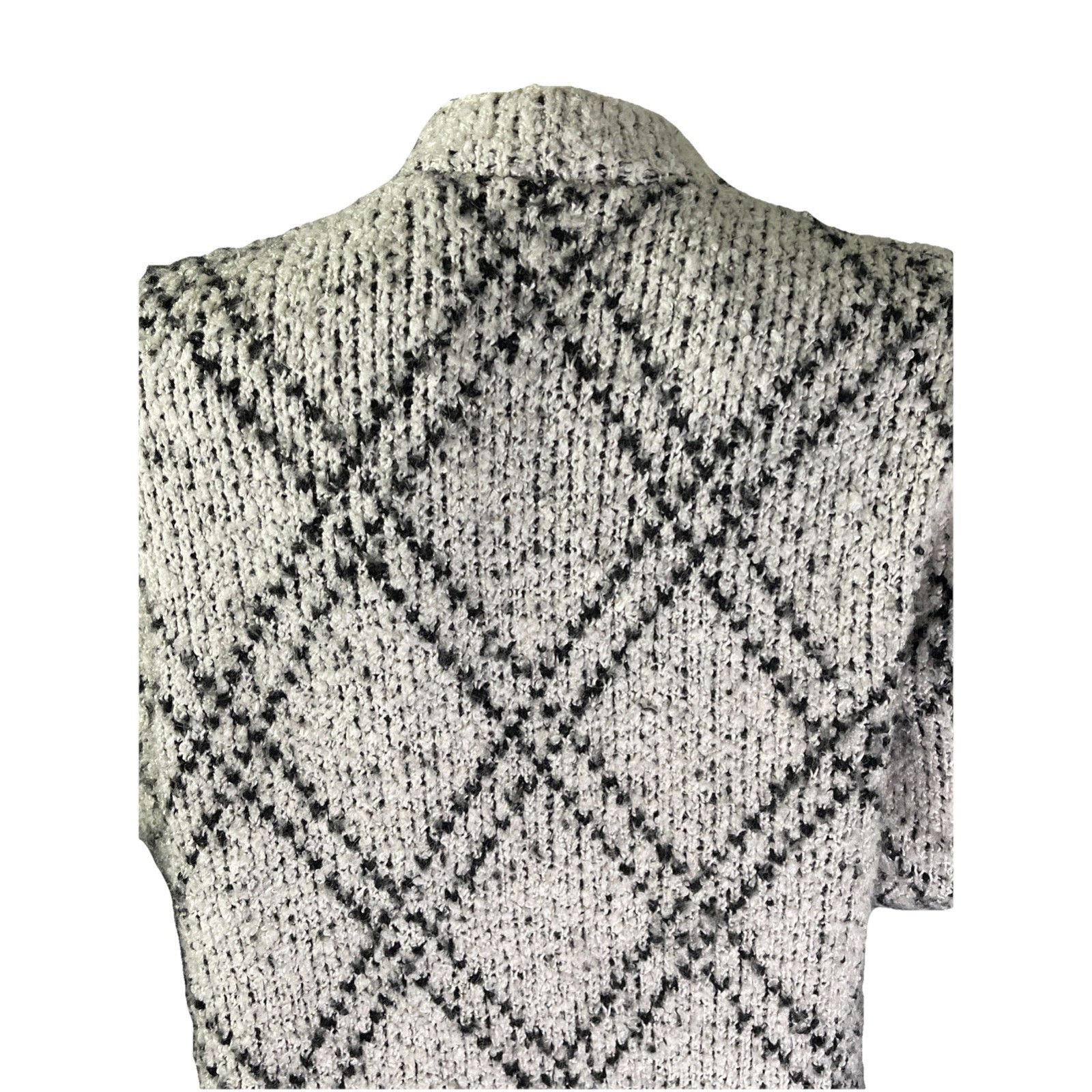 Loft Loft Outlet Women's Open Front Wide Lapel Plaid Cardigan L Size L / US 10 / IT 46 - 5 Thumbnail