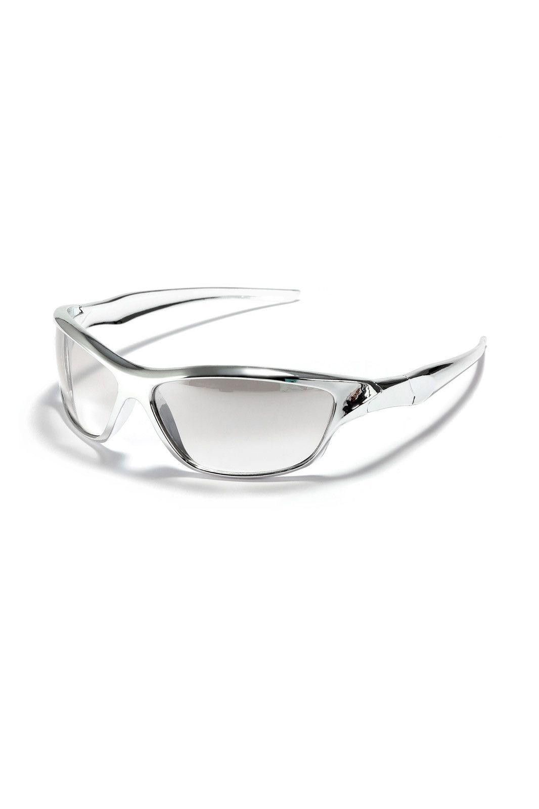 Japanese Brand Vtg Y2k Avant Garde Futuristic Mirrored Sunglasses Unisex Size ONE SIZE - 1 Thumbnail