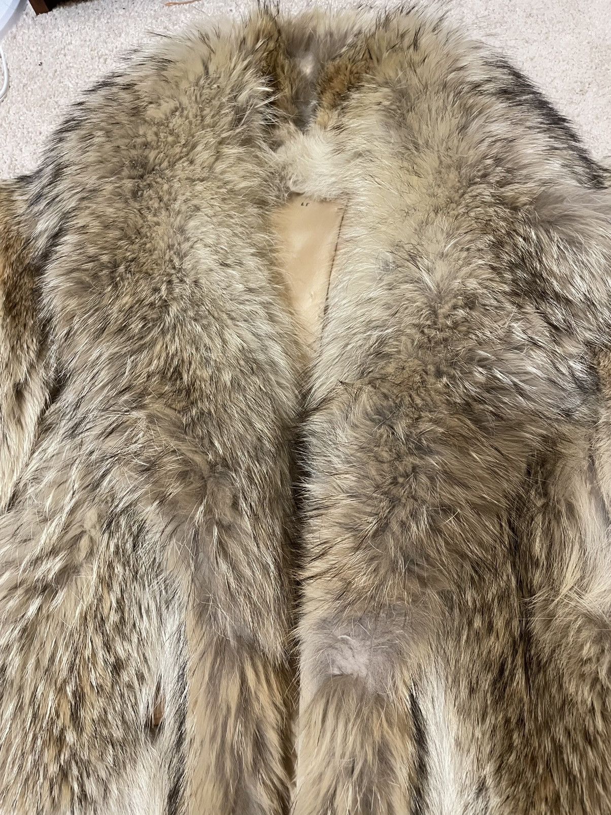 Vintage Fox fur full length coat Large Size L / US 10 / IT 46 - 9 Thumbnail