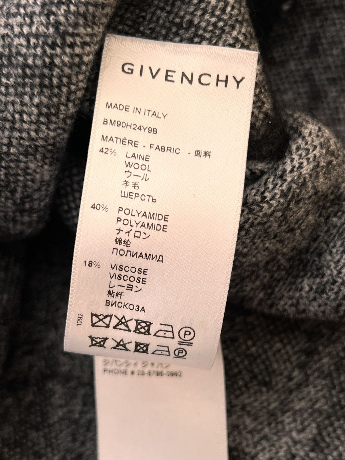 Givenchy Givenchy Spider Web Mohair Sweater Black net wool knitwear Size US L / EU 52-54 / 3 - 23 Thumbnail