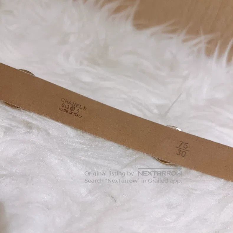 Chanel Chanel White large pearl belt Size ONE SIZE - 9 Thumbnail
