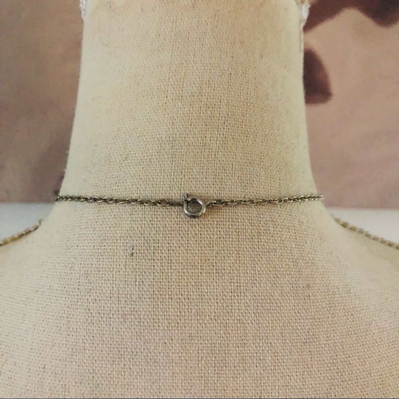 Vintage Vintage silver plated open heart pendant on chain necklace Size ONE SIZE - 4 Thumbnail
