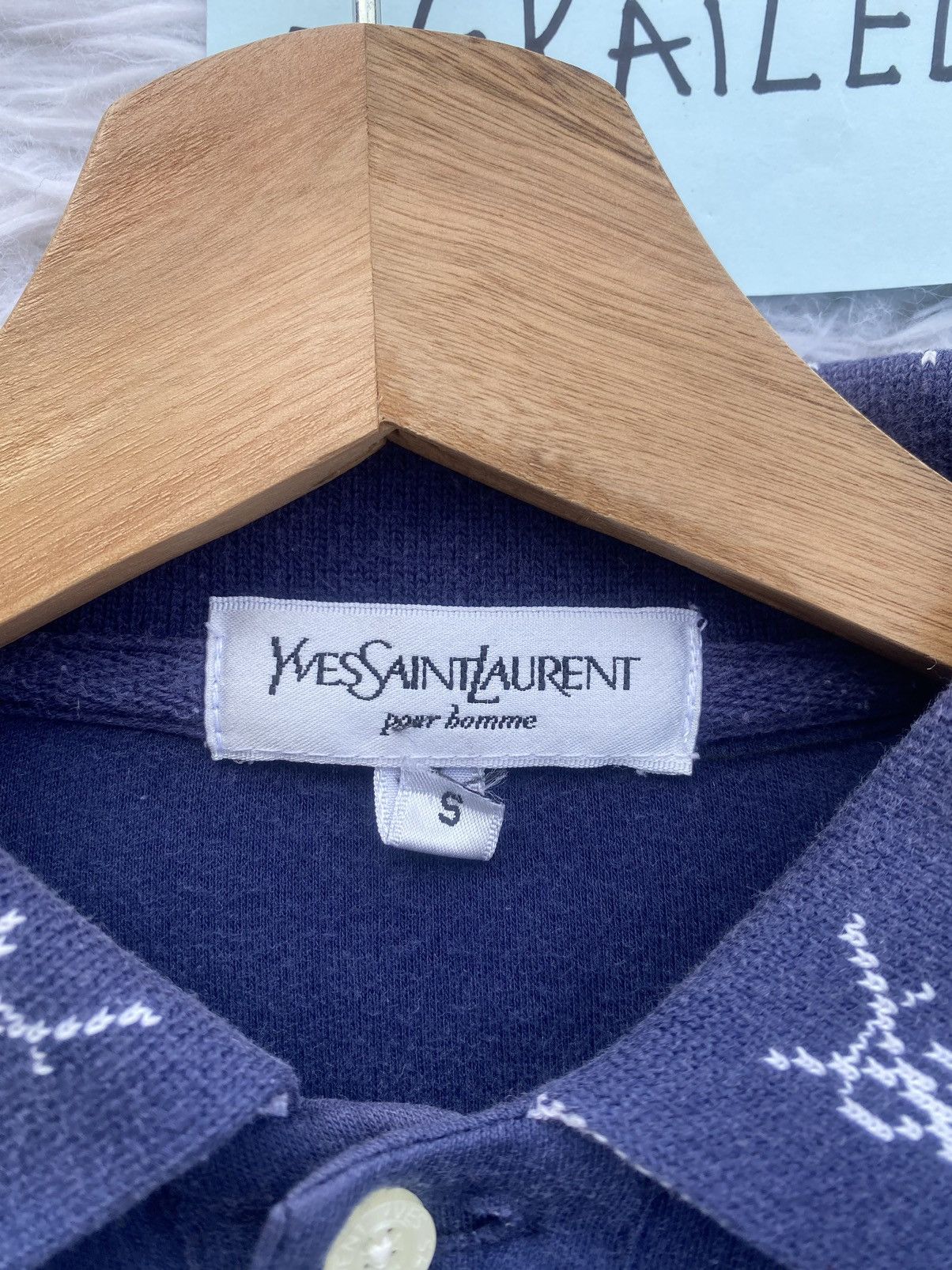 Yves Saint Laurent Rare Vintage YSL Yves Saint Laurent Polo Shirt Size US M / EU 48-50 / 2 - 8 Thumbnail