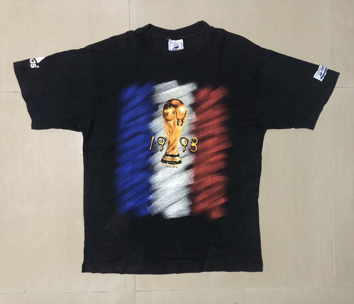 Vintage Vintage 1998 France world cup graphic tee Size US M / EU 48-50 / 2 - 1 Thumbnail