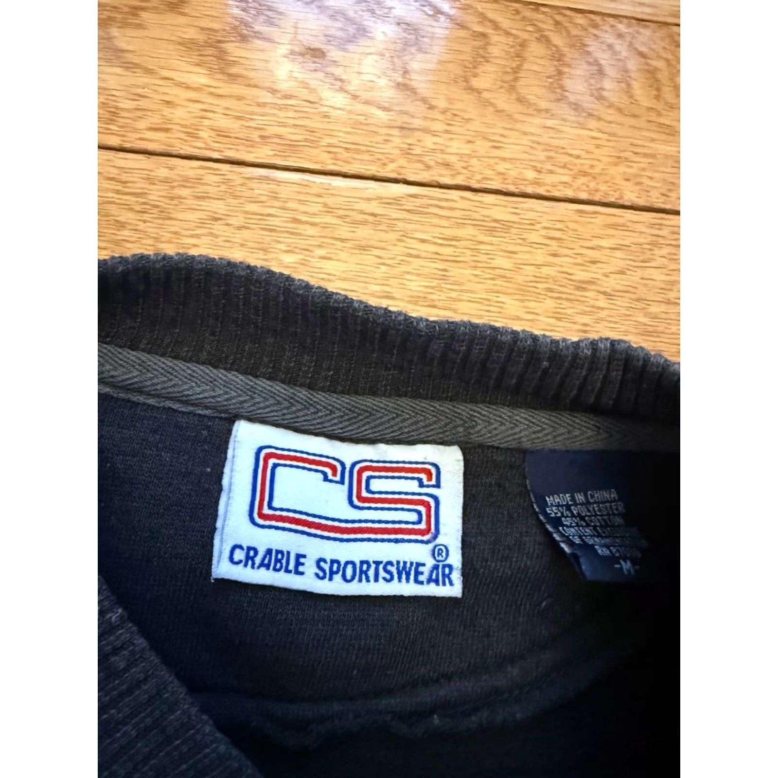 Vintage VINTAGE Crable Sportswear Purdue Black Crewneck Sweatshirt Mens M Sweatshirt Crable Sportswear Purdue Black Crewneck Reversible 90s Size US M / EU 48-50 / 2 - 3 Thumbnail