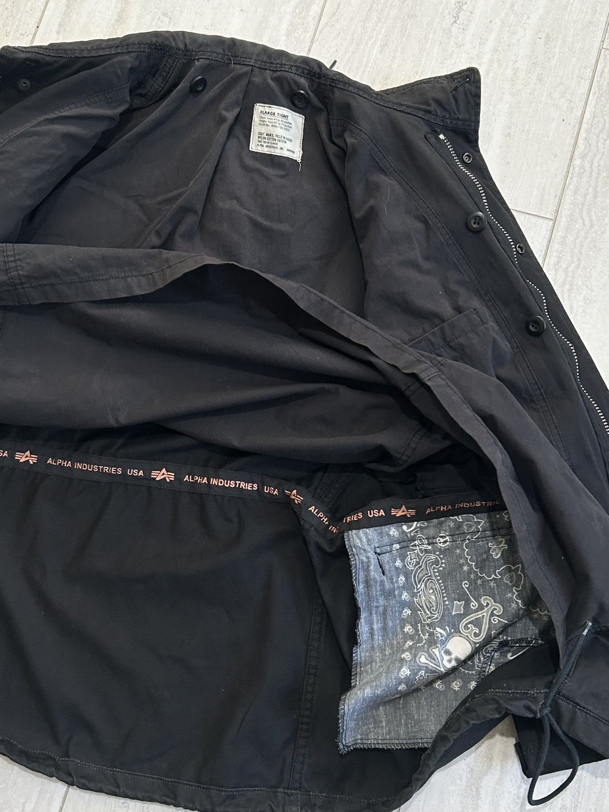 Alpha Industries × Mastermind Japan Mastermind Japan Alpha industries M65 military parka jacket Size US XL / EU 56 / 4 - 18 Thumbnail