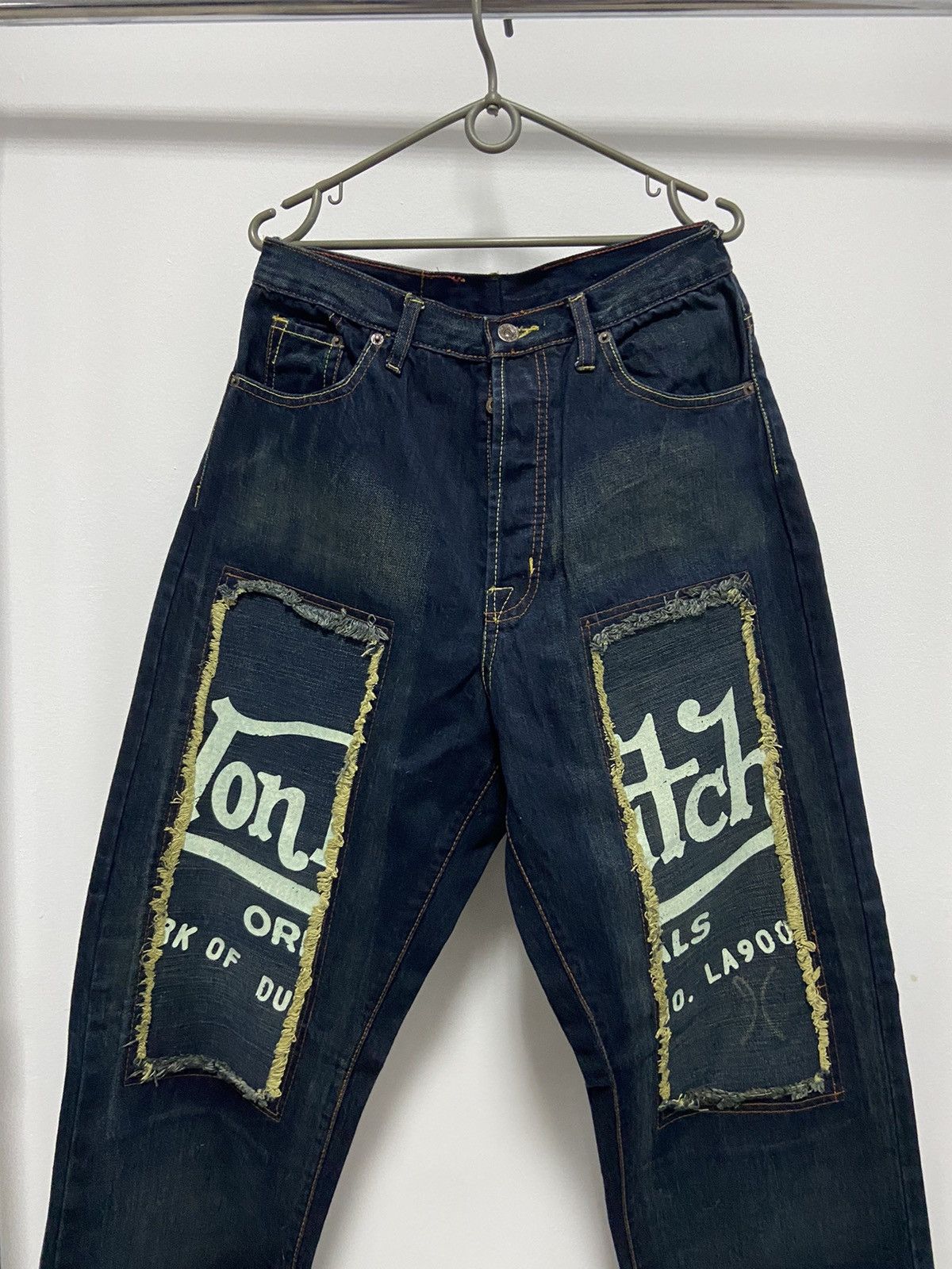 Vintage × Von Dutch Von Dutch Vintage Selvedge Y2K Skate Big Logo Size US 34 / EU 50 - 2 Thumbnail