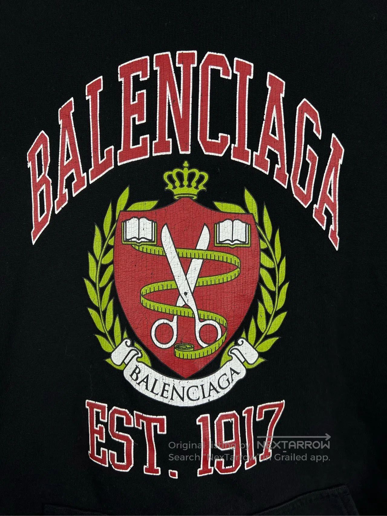 Balenciaga Balenciaga Distressed Scissors Hoodie. Size US L / EU 52-54 / 3 - 3 Thumbnail