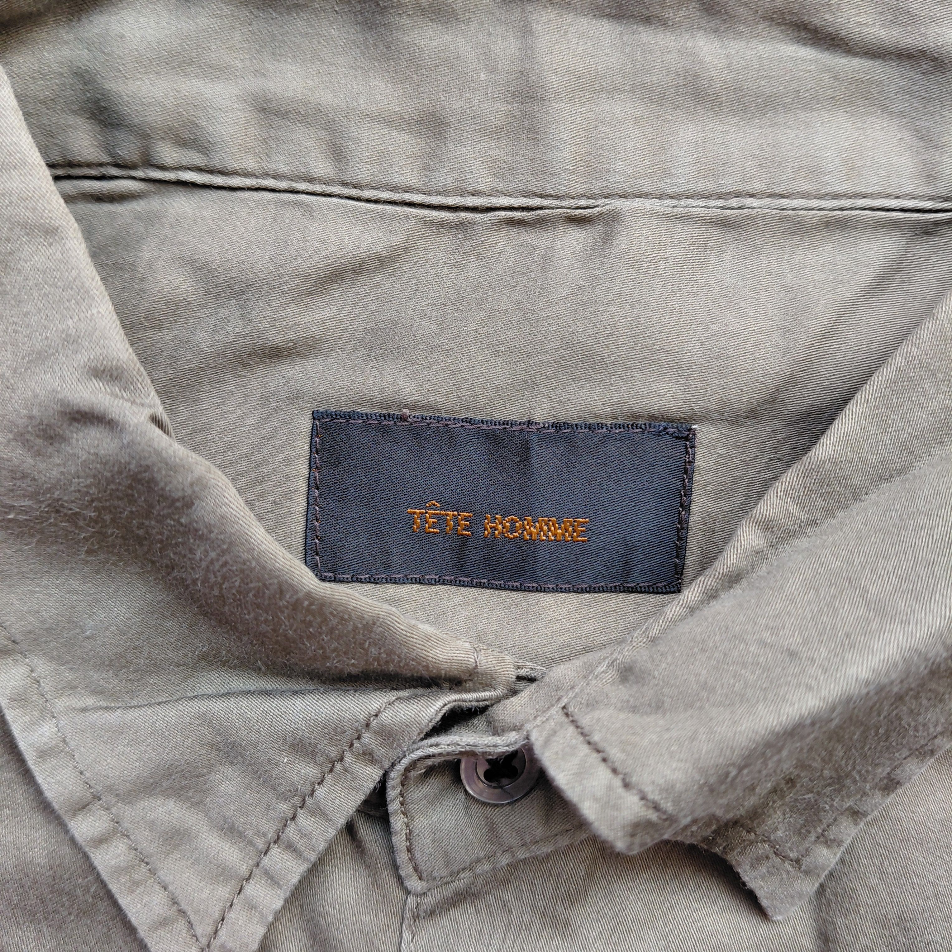Tete Homme Tete Home Issey Miyake Shirt Size US S / EU 44-46 / 1 - 3 Thumbnail