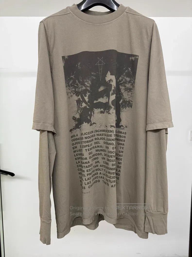 Rick Owens Rick Owens Long Sleeve T-Shirt Size US S / EU 44-46 / 1 - 1 Thumbnail