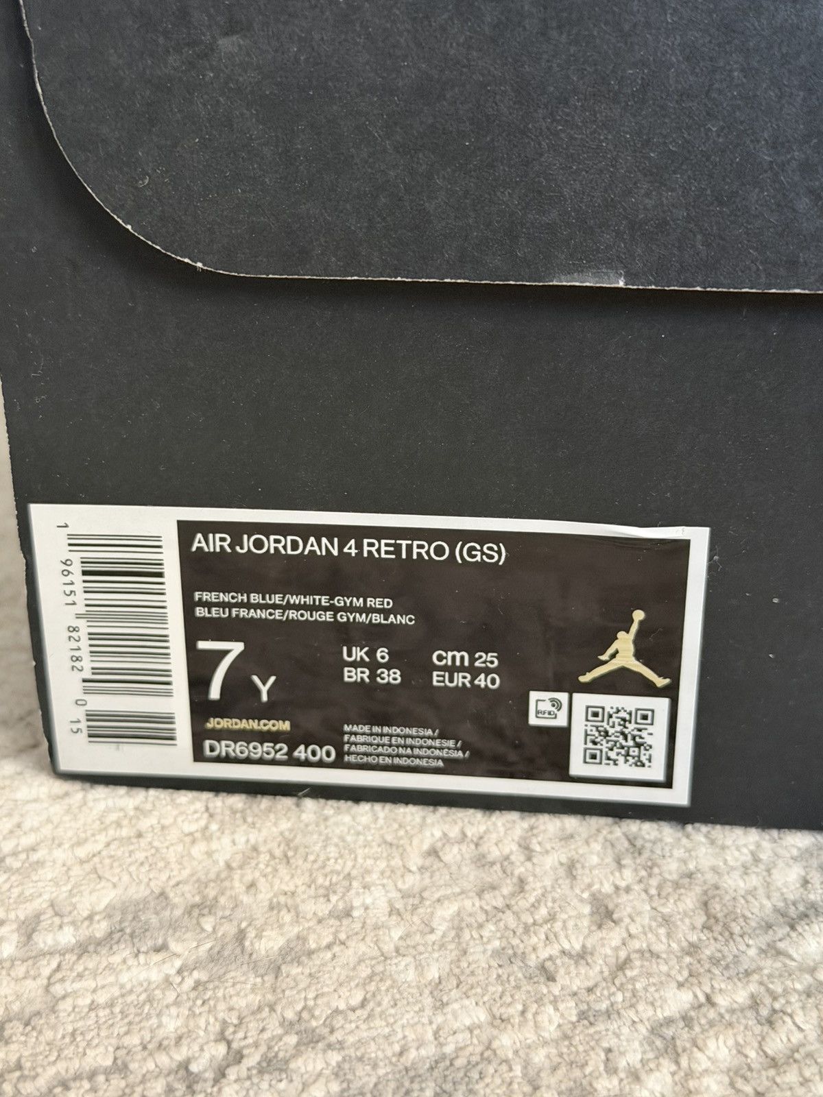 Jordan Brand Air Jordan 4 Retro (GS) Size US 7 / EU 40 - 4 Thumbnail
