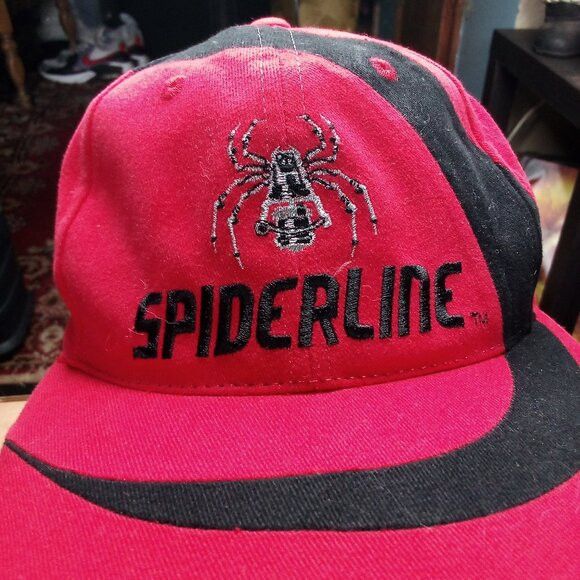 Vintage Vintage Spiderline Snap Back Hat Cap Size ONE SIZE - 2 Thumbnail