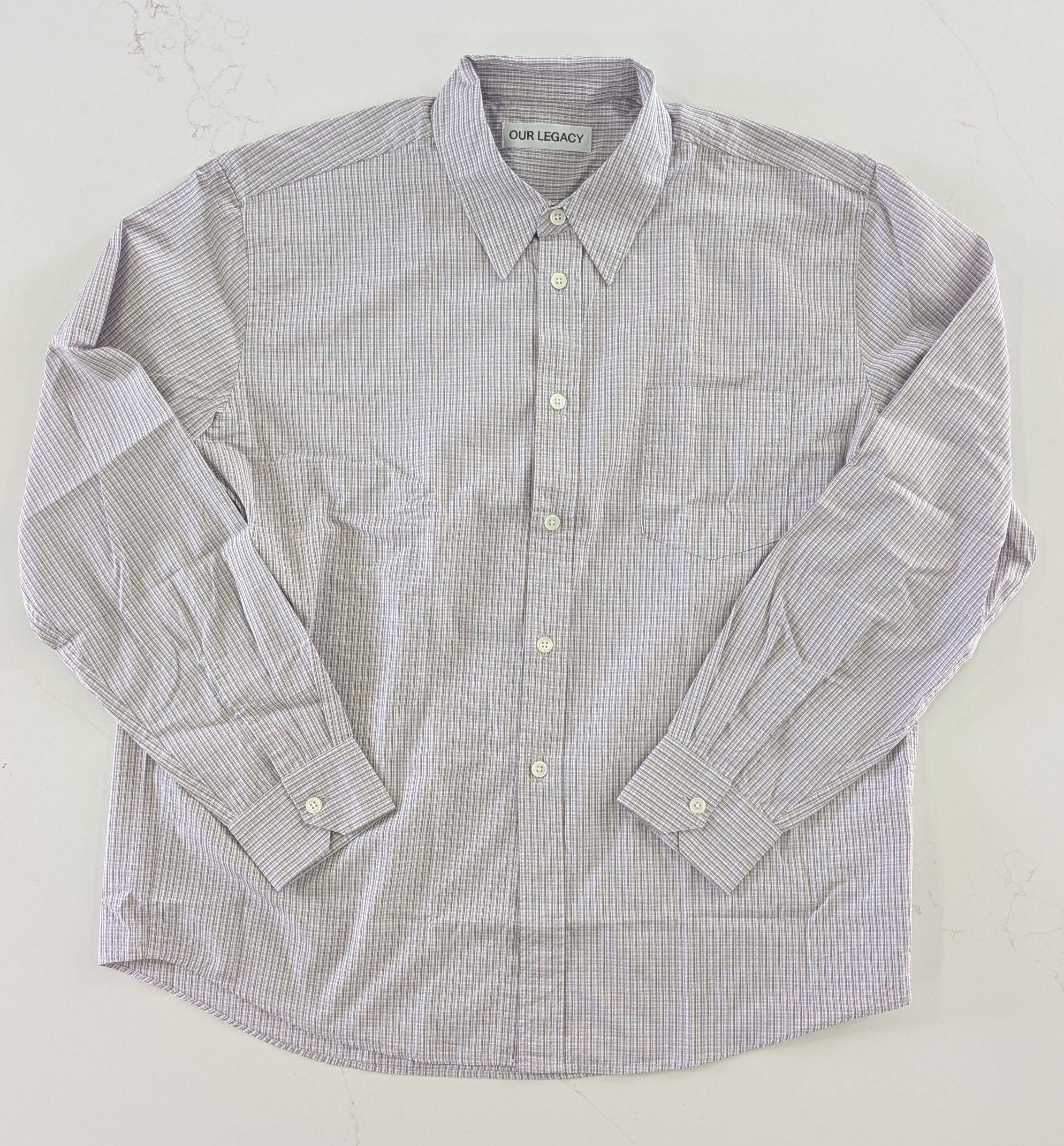 Our Legacy Our Legacy Beyond BD Shirt Drive In Check Size 50 L Size US L / EU 52-54 / 3 - 4 Thumbnail