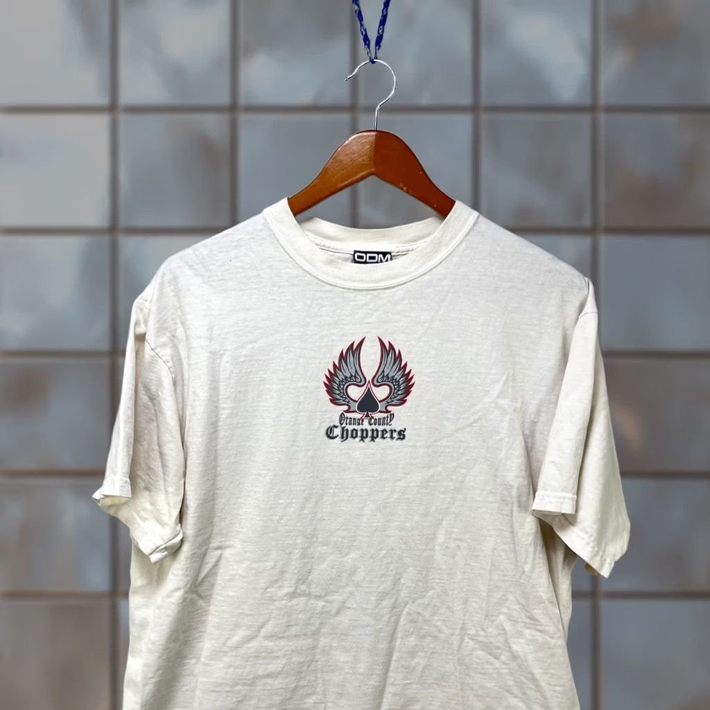 Vintage VINTAGE Nike Air T-Shirt L Men White 90s Logo Wings Orange County Choppers Style Shirt Size US L / EU 52-54 / 3 - 1 Thumbnail