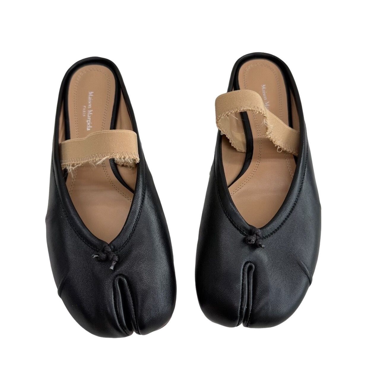 Maison Margiela Maison Margiela Tabi Leather Slip Ons Size 37.5 Size US 7.5 / IT 37.5 - 1 Thumbnail