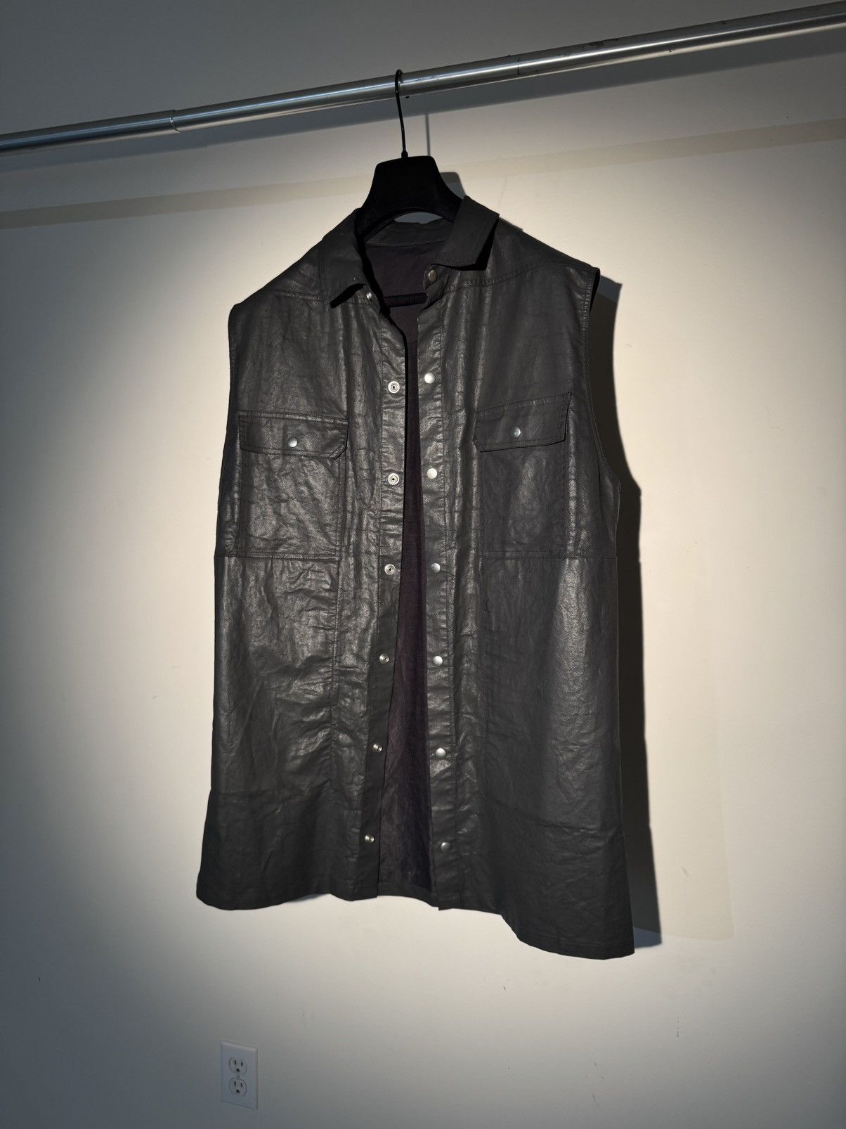 Rick Owens Rick Owens Mainline Jumbo Sleeveless Outershirt S/S 2019 Size US M / EU 48-50 / 2 - 3 Thumbnail