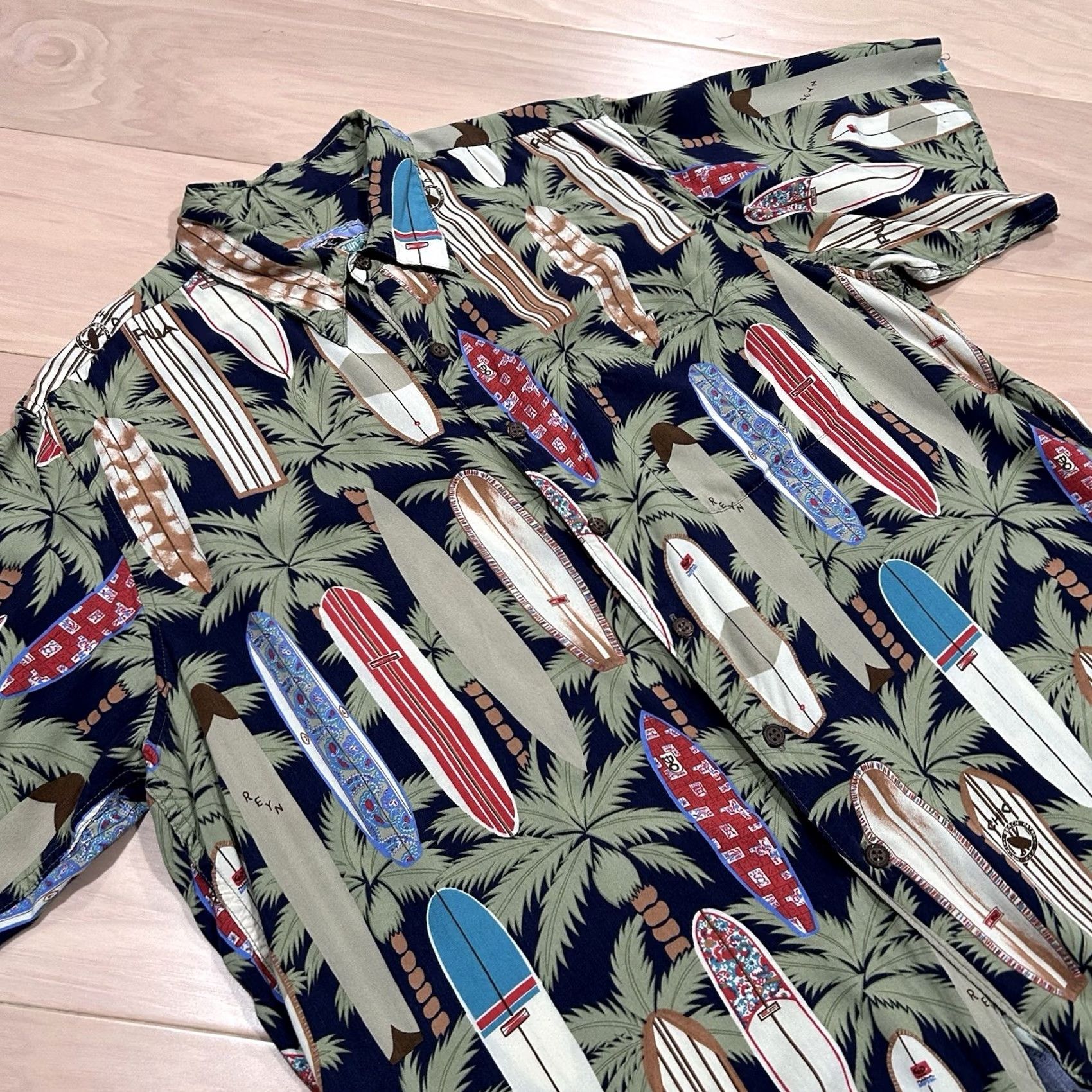 Reyn Spooner VINTAGE Reyn Spooner Surfboard Button-Down Shirt Men’s Large Size US L / EU 52-54 / 3 - 2 Thumbnail