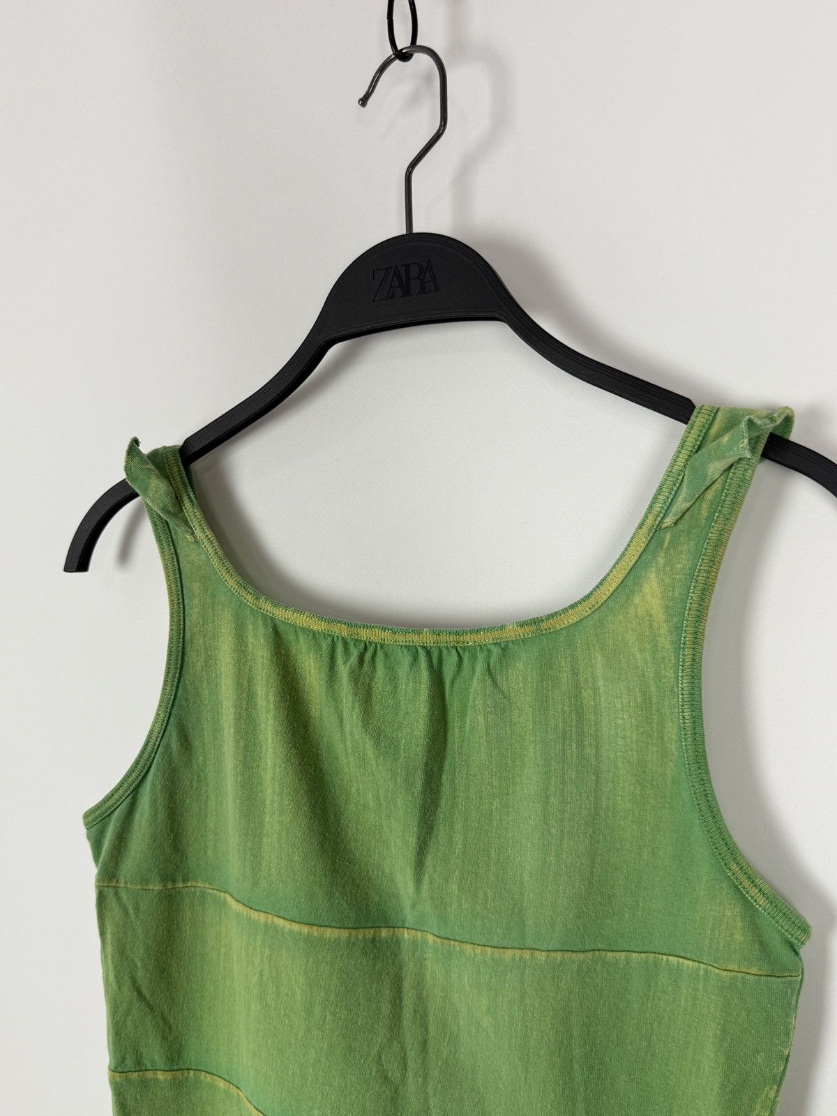 Diesel Y2K Vintage Diesel Printed Green Acid Wash Tank Top S Size S / US 4 / IT 40 - 5 Thumbnail
