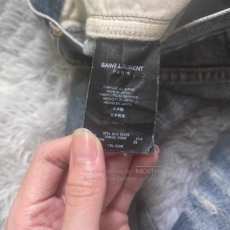 Saint Laurent Paris Saint Laurent Paris Jeans Size US 28 / EU 44 - 2 Thumbnail