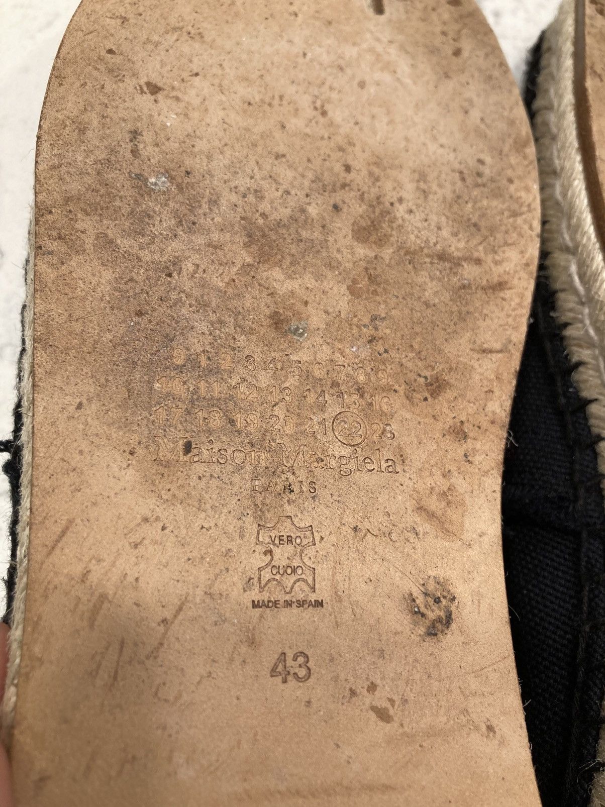 Maison Margiela Maison Margiela Men's Tabi Espadrille Size US 10 / EU 43 - 8 Thumbnail